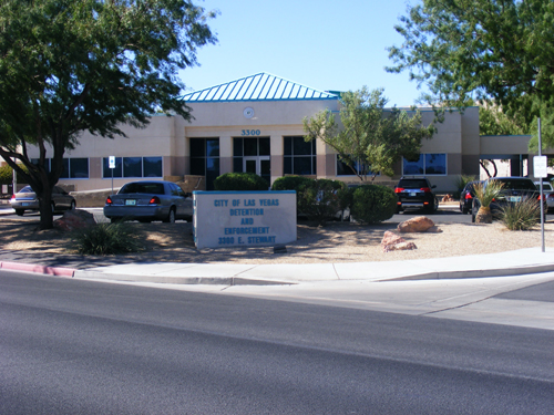 Misdemeanor arrest warrant detainees are booked into the Las Vegas Detention Center.