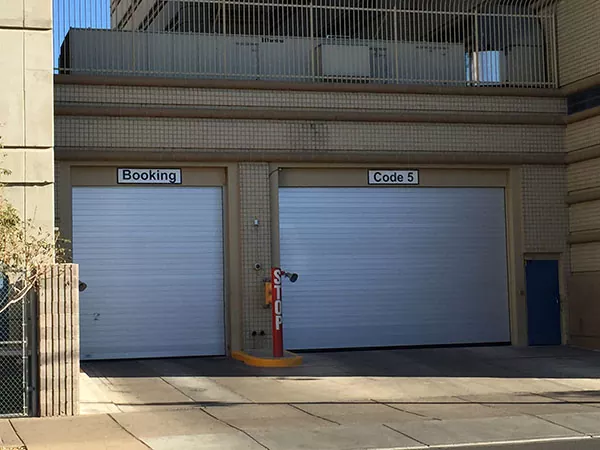 Felony arrest warrant detainees are booked into the CCDC Las Vegas.